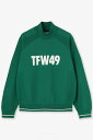 TFW49 ティーエフダブリューフォーティーナイン T092320002 MOCK NECK KNIT モックネックニット GREEN × GREEN 正規通販 メンズ ゴルフ