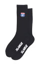 XLARGE エクストララージ 101234054003 XL 91 EMBROIDERED SOCKS XLARGE ソックス BLACK 正規通販 メンズ レディース