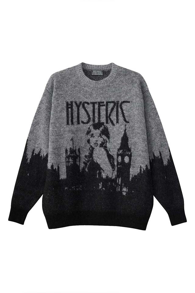 HYSTERIC GLAMOUR ҥƥåޡ 02253NS12 LONDON CALLING㥫  BLACK   ...