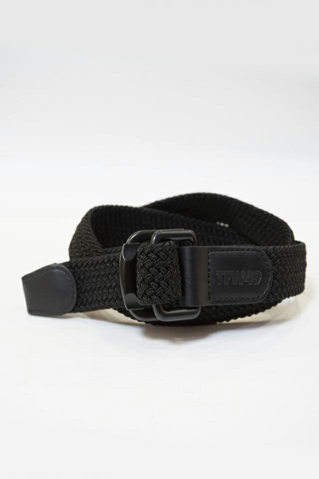 メッシュベルト 最大10%OFFクーポン TFW49 ティーエフダブリューフォーティーナイン T132210003 STRETCH MESH BELT メッシュベルト BLACK 正規通販 ゴルフ メンズ