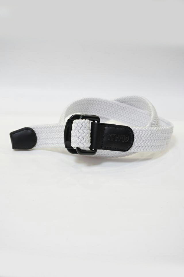 メッシュベルト 最大10%OFFクーポン TFW49 ティーエフダブリューフォーティーナイン T132210003 STRETCH MESH BELT メッシュベルト WHITE 正規通販 ゴルフ メンズ