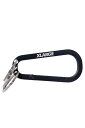 STANDARD LOGO KEYRING CARABINER キーチェーン XLARGE エクストララージ 101221054002 キーリングカラビナ BLACK 正規通販 メンズ レディース