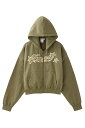 セール20%OFF X-girl エックスガール 105251012004 X-girl STAR LOGO ZIP UP HOODIE ジップパーカー OLI...