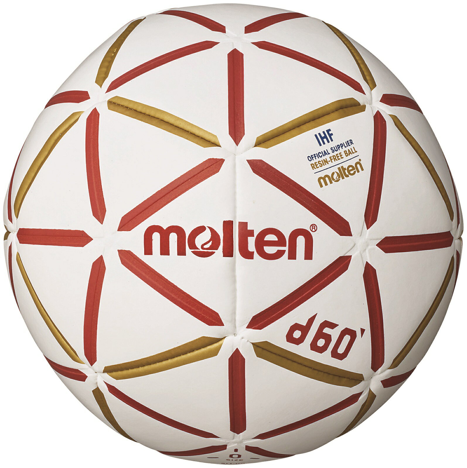 molten|モルテン 公式|ハンドボール d60 小学生女子用 試合球 (0号球) H0D4000-RW