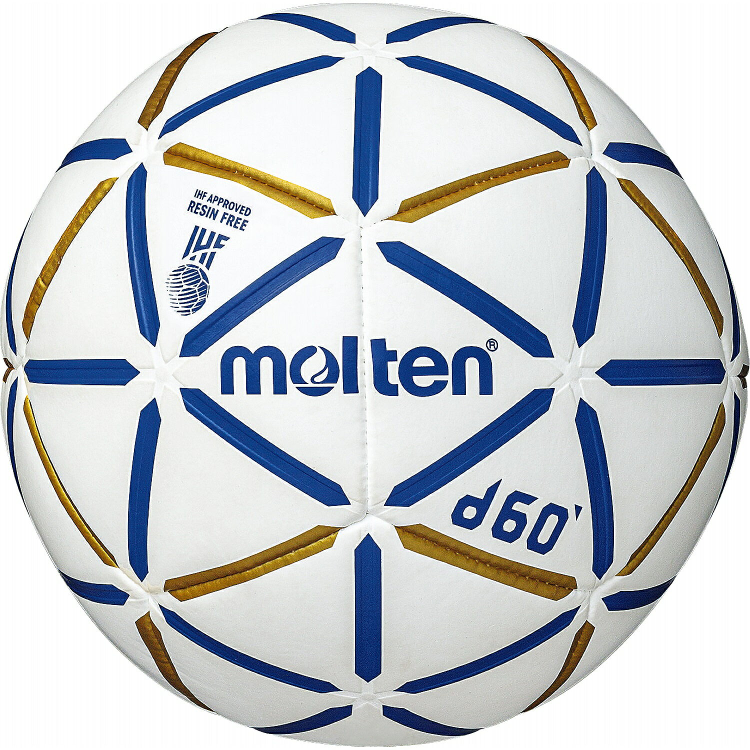 molten|モルテン 公式|ハンドボール d60 中学生女子 小学生男子用 試合球 (1号球) H1D4000-BW