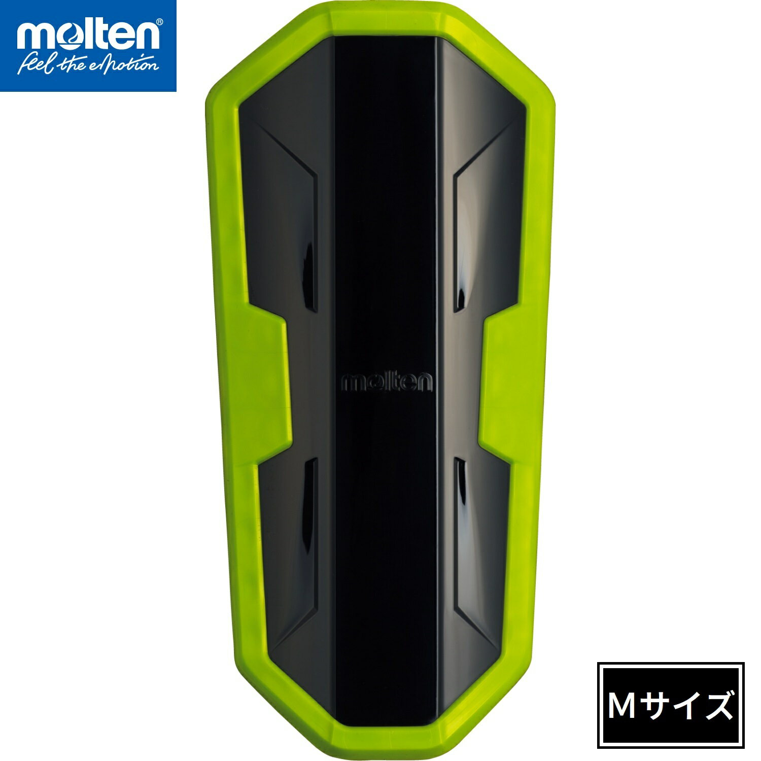 モルテン公式 | molten スワンセシンガードMサイズ 黒×ライトグリーン (GG0023-KL) | サッカー関連 | ..