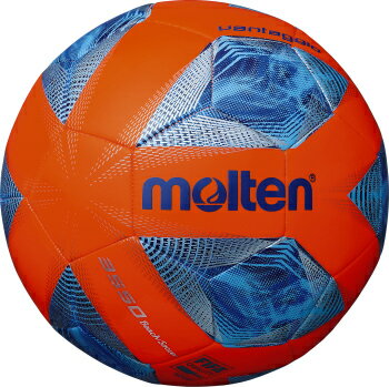 ボール molten モルテン ビーチサッカーボール 5号球 国際公認球・検定球 ヴァンタッジオビーチサッカー オレンジ×ブルー F5A3550-OB