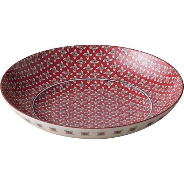 「前畑 C4004520 musbu 紅小花 盛鉢 29116」陶磁器 皿 お皿 盛り鉢 贈り物 母の日 父の日 敬老の日 入進学内祝 粗品 景品 御挨拶 御礼 婚礼結婚出産内祝 プレゼント 誕生日【送料無料※沖縄・離島・北海道へは別途送料有り】【包装のし完全無料】【在庫限り終了】