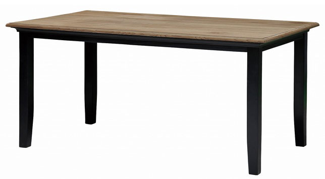 ダイニングテーブル ミナ ブラック/ライトブラウン色 150cm