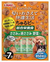 いなば Cozy Life (コージーライフ) ちゅるビ~ 総合栄養食 ささみと焼ささみ 野菜入り 10g×7袋