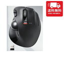 エレコム ワイヤレス トラックボールマウス EX-G 握りの極み 6ボタン ブラック(黒) M-XT3DRBK 親指 2.4GHz 無線 34mm 玉 チルトホイール 横スクロール 減速ボタン OMRON社製スイッチ リモートワーク 在宅 テレワーク オフィス 新生活 マウス パソコン Bluetooth