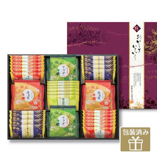 【クーポン有】 お歳暮 冬ギフト お菓子 お歳暮 ギフト 【送料無料】 金澤兼六製菓 おいしさいろいろ 5種38枚 あられ・おかき プチギフト お菓子 御歳暮 ...