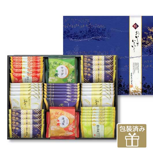 【クーポン有】【10%OFF】 お歳暮 冬ギフト お菓子 お歳暮 ギフト 【送料無料】 金澤兼六製菓 おいしさいろいろ 7種42枚 あられ・おかき プチギフト ...