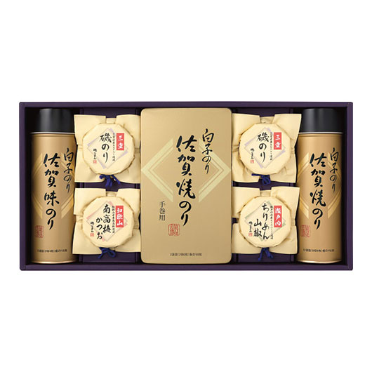 【クーポン有】 お歳暮 冬ギフト グルメ ギフト 海苔セット 【送料無料】 〈白子のり・磯じまん〉白子のり&磯じまん のり・佃煮詰合せ 海苔セット 内祝 お返し...