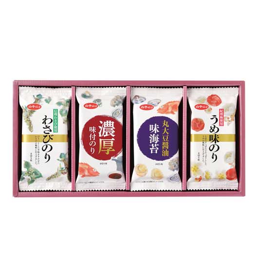 【クーポン有】 お歳暮 冬ギフト グルメ お歳暮 ギフト 【送料無料】 白子のり 味のりバラエティ詰合せ 海苔セット 内祝 お返し ギフトお祝い 贈答品 法事 ...