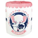 販促品 トイレットペーパー 【送料無料】 アニマルシリーズ トイレットロールダブル(30m)(ゾウ)【100個単位】 トイレットペーパー 保育園 運動会 景品 ...