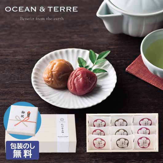 【クーポン有】 父の日 梅干しセット お中元 夏ギフト 【包装】Premium 紀州南高梅 9粒 木箱入り 梅干しセット オーシャンテール お中元 夏ギフト 御中元 お返し お礼 ギフトセット お菓子 詰め合わせ 父の日 ギフト