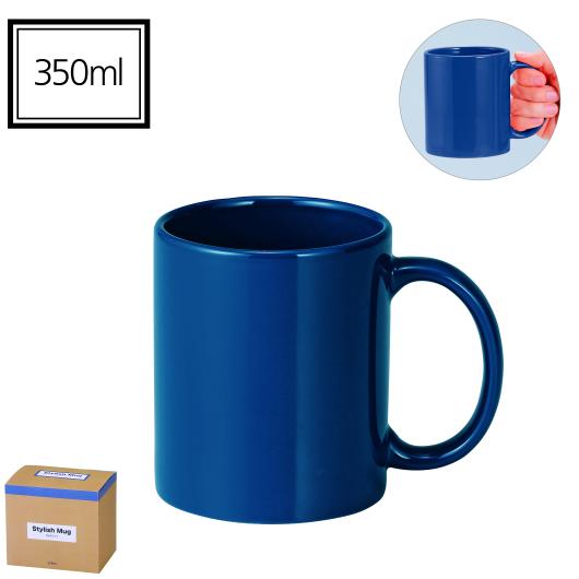 【クーポン有】【30%OFF】 景品 販促品 セルトナ・スタイリッシュマグカップ(ネイビー) マグカップ マグカップ プチギフト 激安 マグカップ 400円 人...