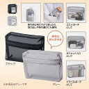 【クーポン有】【30%OFF】 プチギフト 【送料無料】 プラシャープ・取っ手付きメッシュボックスポーチ グレー ポーチ ポーチ テレワーク 在宅 プチギフト ...