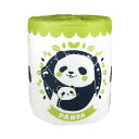 販促品 トイレットペーパー 【送料無料】 アニマルシリーズ トイレットロールダブル(30m)(パンダ)【100個単位】 トイレットペーパー 保育園 運動会 景品...