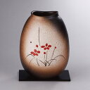 【今だけP最大47倍】 母の日 販促品 花瓶 【送料無料】 信楽焼 手描き華絵 花瓶 花瓶 販促品 花瓶 6000円 人気 5000円台 敬老会 プレゼント イ...