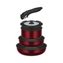 母の日 販促品 フライパン 【送料無料】 サーモス 取っ手のとれるフライパン5点セット〈ディープレッド〉 フライパン 販促品 フライパン 人気 敬老会 プレゼン...