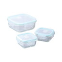 母の日 販促品 調理器具 【送料無料】 〈マジックック〉耐熱ガラス容器角型3点セット 大 調理器具 販促品 調理器具 4000円 人気 3000円台 敬老会 プ...