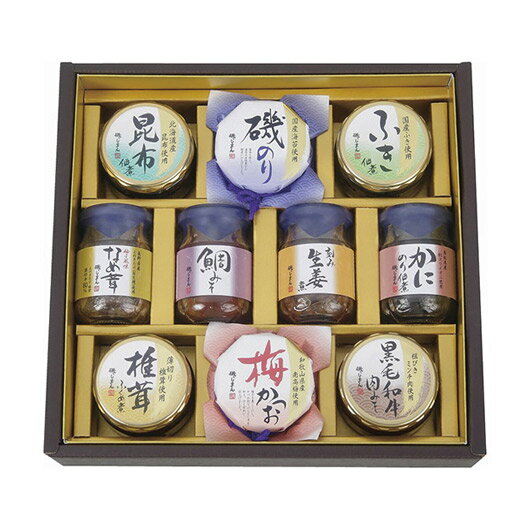 【クーポン有】 お歳暮 冬ギフト 佃煮 ギフト 佃煮 【送料無料】 磯じまん ご飯のお供瓶詰セット 佃煮 ギフト 佃煮 7000円 人気 6000円台 敬老会 ...