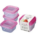 販促品 保存容器 【送料無料】 ホームパック300ml3個組(ピンク)【120個単位】 保存容器 販促品 保存容器 200円 人気 200円台 敬老会 プレゼン...