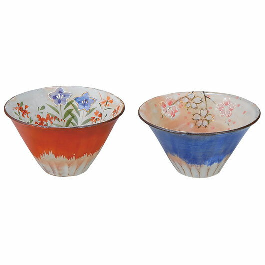 【クーポン有】 お歳暮 冬ギフト 販促品 鉢 【送料無料】 清水焼 青赤富士 ペア小鉢 鉢 販促品 鉢 10000円 人気 9000円台 敬老会 プレゼント イ...