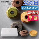 父の日 プレゼント 【送料無料】 【父の日】クラインバームクーヘン ベルギーチョコ&濃厚チーズケーキ バウムクーヘン オーシャンテール プチギフト お菓子 お中...