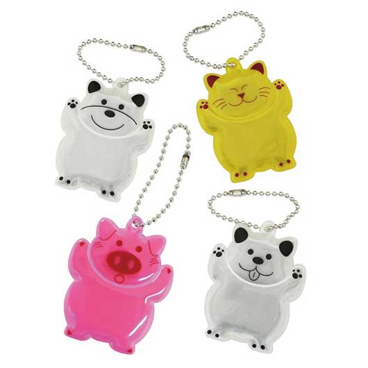 【クーポン有】 防災グッズ 【送料無料】 アニマルリフレクター1個 リフレクター 保育園 運動会 景品 幼稚園 防災グッズ セット 防災訓練 販促品 リフレクタ...