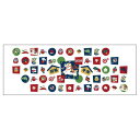 【クーポン有】 お年賀 干支 2026年 【送料無料】 干支手ぬぐい1枚(市松柄)【100個単位】 てぬぐい お年賀 2026年 プチギフト 販促品 退職 産休...