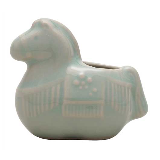 【クーポン有】 お年賀 干支 2026年 プチギフト 【送料無料】 開運干支 午楊枝入れ青【300個単位】 干支グッズ テレワーク 在宅 お年賀 2026年 プ...