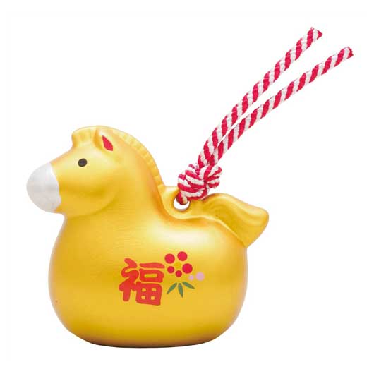 【クーポン有】 お年賀 干支 2026年 【送料無料】 開運干支 午金土鈴【200個単位】 干支グッズ テレワーク 在宅 お年賀 2026年 プチギフト 販促品...