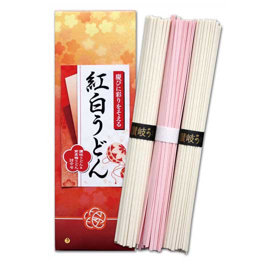 【クーポン有】 お歳暮 冬ギフト うどん ギフト うどん 【送料無料】 紅白うどん【180個単位】 うどん ギフト うどん 400円 人気 400円台 敬老会 プレゼント イベント 国産 セール sale