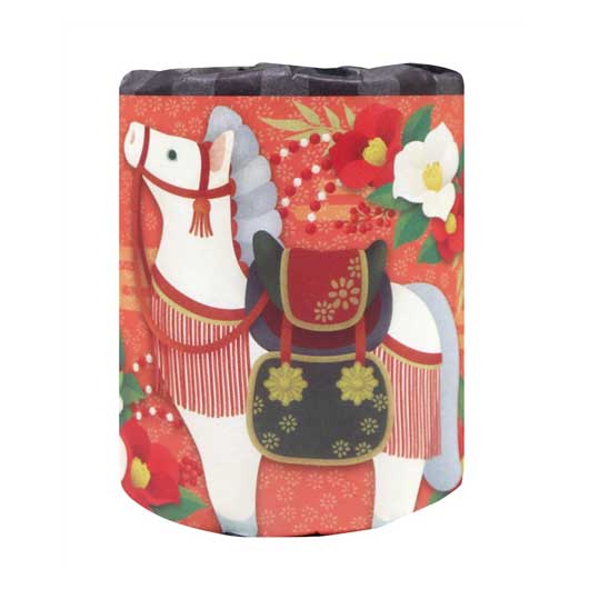 【クーポン有】 お年賀 干支 2026年 プチギフト 【送料無料】 2026干支プリントトイレットロールダブル(27.5m)【100個単位】 干支グッズ テレワ...