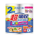 【9日20時〜P最大47倍】 販促品 キッチンペーパー 【送料無料】 【168個単位】エリエール 超吸収キッチンタオル2ロール(100カット) キッチンペーパー...