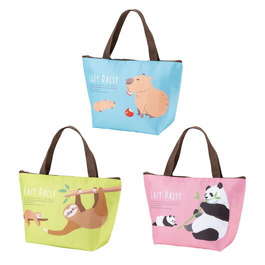 【クーポン有】【10%OFF】 エコバッグ 折りたたみ コンパクト 【送料無料】 のんびり日和 ミディアム保冷バッグ ランチバッグ 販促品 ランチバッグ 600円 人気 500円台 敬老会 プレゼント イベント セール sale