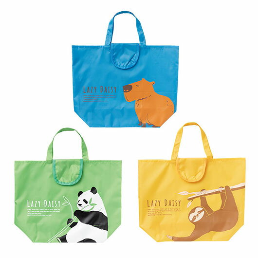 【クーポン有】 エコバッグ 折りたたみ コンパクト 【送料無料】 のんびり日和 小さくたためるエコバッグ エコバッグ 販促品 エコバッグ 500円 人気 500円台 敬老会 プレゼント イベント エコバック エコトート 買い物バッグ セール