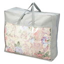 【9日20時〜P最大47倍】【26%OFF】 母の日 ギフト 掛け布団 【送料無料】 花浪漫 羽根ふとんバッグ入り ピンク 掛け布団 ギフト 激安 掛け布団 8...