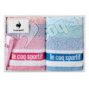 プチギフト 退職 タオル le coq sportif ルコック ビッグロゴ ハンドタオル2P タオルセット ギフトセット 退職 産休 ありがとう ギフトセット...