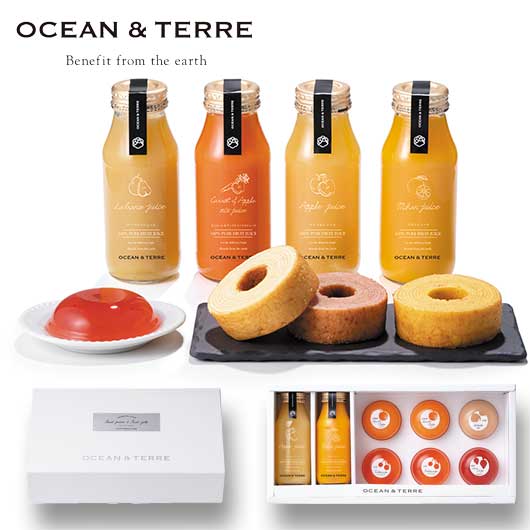 【クーポン有】 お歳暮 冬ギフト お菓子 お歳暮 ギフト ジュース&ゼリーセットF 洋菓子セット オーシャンテール 敬老会 プレゼント デイサービス 施設 食べ...