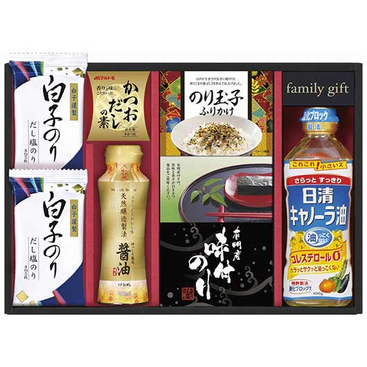 \楽天1位/ お歳暮 冬ギフト 海苔 ギフト 海苔 【送料無料】 日清オイリオ&白子のり食卓詰合せ 海苔 内祝 お返し ギフトお祝い 贈答品 法事 仏事 香典返...