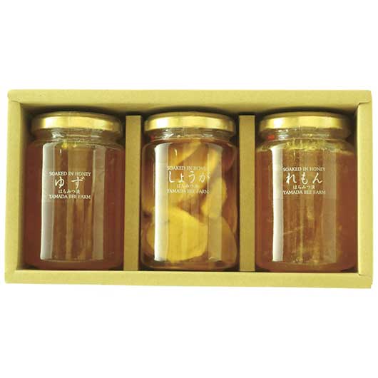 \楽天1位/ お歳暮 冬ギフト はちみつ ギフト はちみつ 山田養蜂場 はちみつ漬3本セット はちみつ ギフト はちみつ 3000円 人気 3000円台 敬老会...