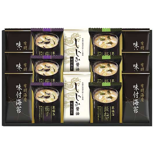 【クーポン有】【10%OFF】 お歳暮 冬ギフト 海苔 ギフト 海苔 【送料無料】 マルコメフリーズドライみそ汁&有明海産味付海苔セット 海苔 内祝 お返し ギ...