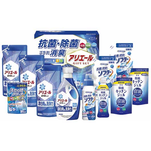 【25 OFF】 内祝 ギフト ギフト 洗濯用洗剤セット 【送料無料】 〈ギフト工房〉アリエール抗菌除菌ギフト 洗濯用洗剤セット 結婚内祝 出産 快気内祝 新築内祝 法事 志 ギフト 香典返し ギフト 激安 洗濯用洗剤セット 70