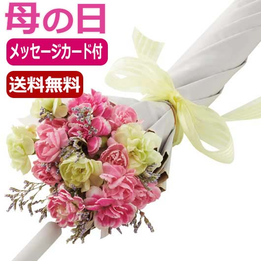 【P最大46倍】 内祝 ギフト 母の日 プレゼント 【送料無料】 【遅れてごめんね】アンブレラ＆マザーズカーネーションの花束 花束 母の日ギフト 母の日 プレゼント 花束 10000円 人気 9000円台 敬老会 プレゼント イベント セール