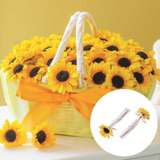 【クーポン有】 プチギフト ウェルカムオブジェ 【送料無料】 ひまわり耳かき 40個セット ウェルカムオブジェ プチギフト ウェルカムオブジェ 人気 敬老会 プ...