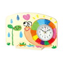 販促品 置き時計 【送料無料】 おえかきプレゼント時計 置き時計 販促品 置き時計 800円 人気 700円台 敬老会 プレゼント イベント セール sale